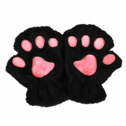 Luvas de pata de urso - luvas sem dedos plush