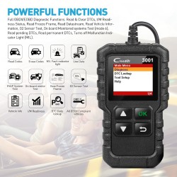 X431- 3001 completo OBD2 OBDII leitura de códigos - verificação diagnóstica do carro