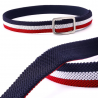 Elastic reversible woven canvas beltBelts