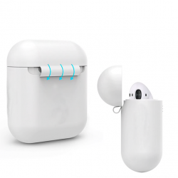 Apple AirPods fones de ouvido macio silicone ultra fino capa caso