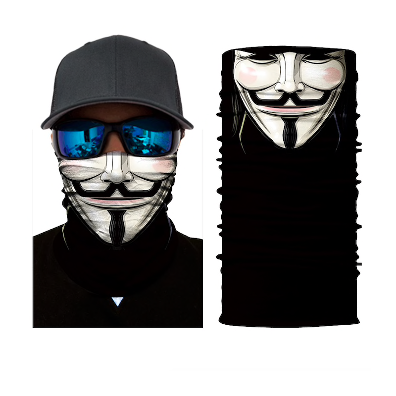 Scarf de motocicleta - máscara facial - balaclava