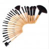 Professional makeup brush set with case 24 pcsBrushes