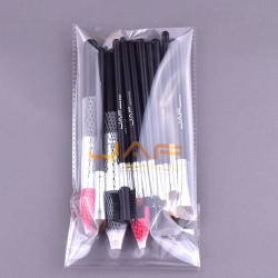 Conjunto de escova de maquiagem profissional de cabelo natural super macio 18 pcs