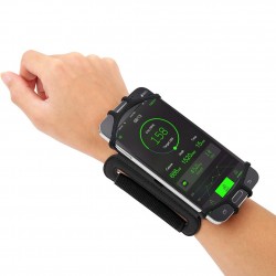 iPhone 4 - 5.5 polegadas180 grau rotativo jogging telefone titular pulseira cinto