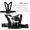 GoPro Hero & Xiaomi Yi GP27 ajustável cinto de cinta de peito tripé chicote