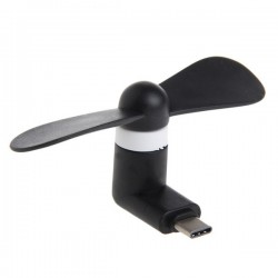 Mini ventilador de refrigeração para smartphone - USB Tipo C