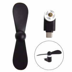 Mini ventilador de refrigeração para smartphone - USB Tipo C
