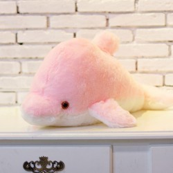 Brinquedo luminoso LED plush golfinho boneca 45 cm