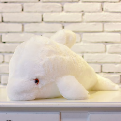 Brinquedo luminoso LED plush golfinho boneca 45 cm