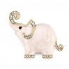Esmalte & cristals elefante - broche