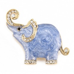 Esmalte & cristals elefante - broche