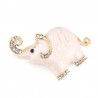 Esmalte & cristals elefante - broche