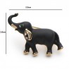 Elefante preto - broche