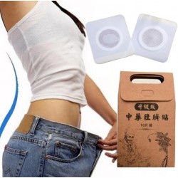 Emagrecimento adesivos de umbigo perder peso gordura queima patches 10 pcs