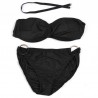 Metal ring push up bikini setBeachwear