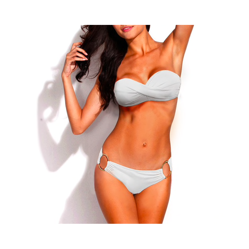 Metal ring push up bikini setBeachwear Metal ring push up bikini setBeachwear
