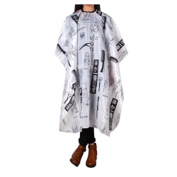 cape de vestido de corte de cabelo