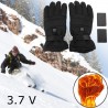 Luvas de aquecimento de bateria impermeável de inverno