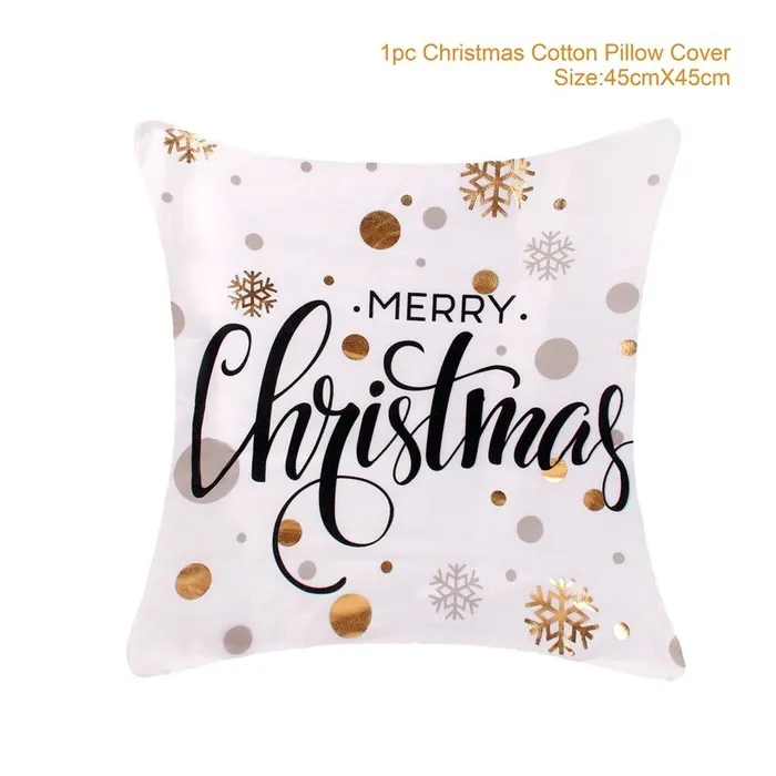 Christmas pillowcase / cushion cover - cotton 45 * 45 cmCushion covers
