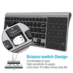 Wireless mini keyboard with touchpad - Air Mouse Android Box - Windows PCKeyboards