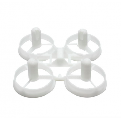Kit de armação DIY Micro FPV RC Quadcopter para lâmina Inductrix Tiny Whoop