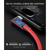 Cabo de carregamento rápido micro USB tipo L