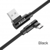 Cabo de carregamento rápido micro USB tipo L