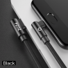 Cabo de carregamento rápido micro USB tipo L