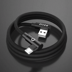 Cabo de carregamento rápido micro USB tipo L