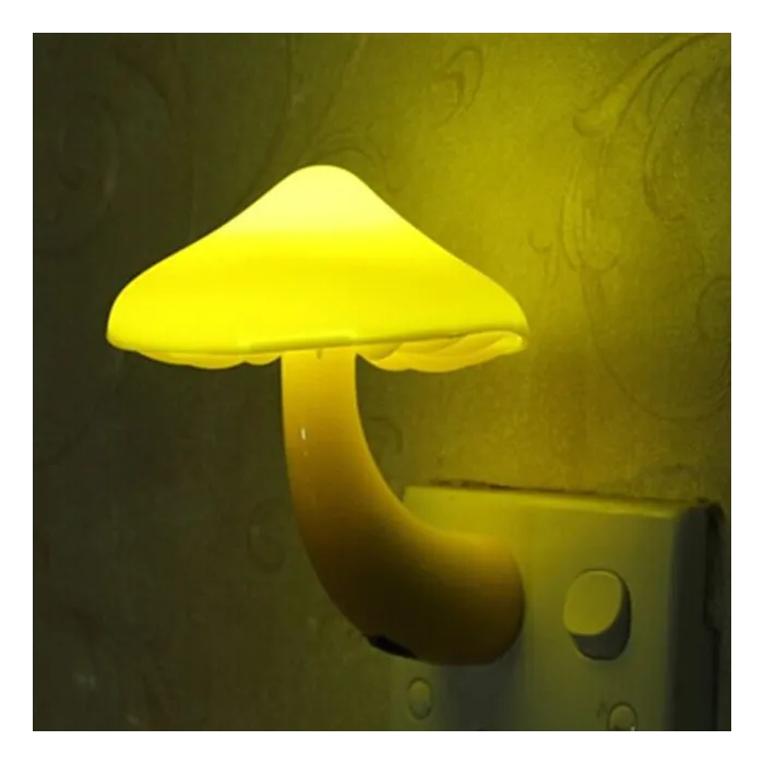 Mushroom shaped wall socket - LED night light - with sensorLights & lighting