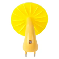Soquete de parede em forma de cogumelo - luz noturna LED - com sensor
