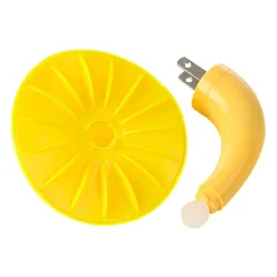 Soquete de parede em forma de cogumelo - luz noturna LED - com sensor