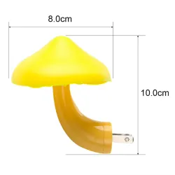 Mushroom shaped wall socket - LED night light - with sensorLights & lighting