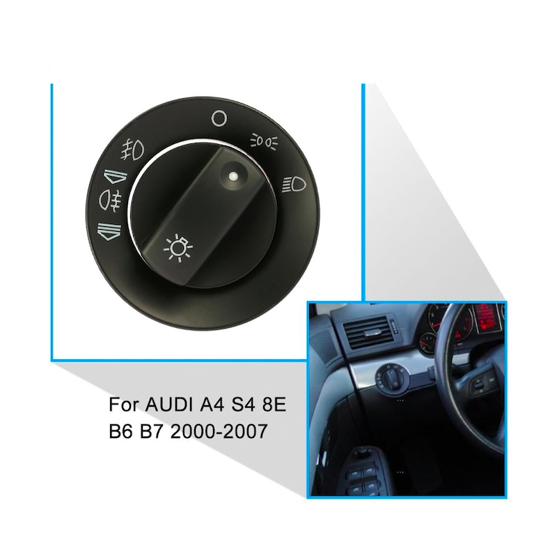 Audi A4 S4 8E B6 B7 2000-20007 - headlight / fog / light switchSwitches