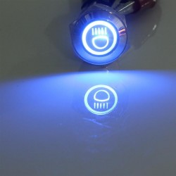 16mm LED illuminated self-locking waterproof push button switch stainless steelSwitches