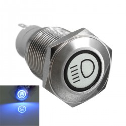 16mm LED illuminated self-locking waterproof push button switch stainless steelSwitches