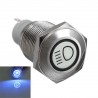 16mm LED illuminated self-locking waterproof push button switch stainless steelSwitches