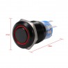 19mm 12V LED carro impermeável auto-bloqueio trava botão de pressão