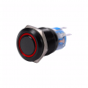 19mm 12V LED carro impermeável auto-bloqueio trava botão de pressão