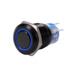19mm 12V LED carro impermeável auto-bloqueio trava botão de pressão