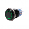 19mm 12V LED carro impermeável auto-bloqueio trava botão de pressão