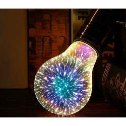 A60 G95 G125 4W E27 3D lâmpada LED