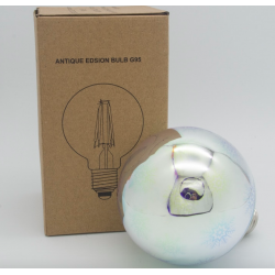 A60 G95 G125 4W E27 3D lâmpada LED