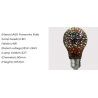 A60 G95 G125 4W E27 3D lâmpada LED