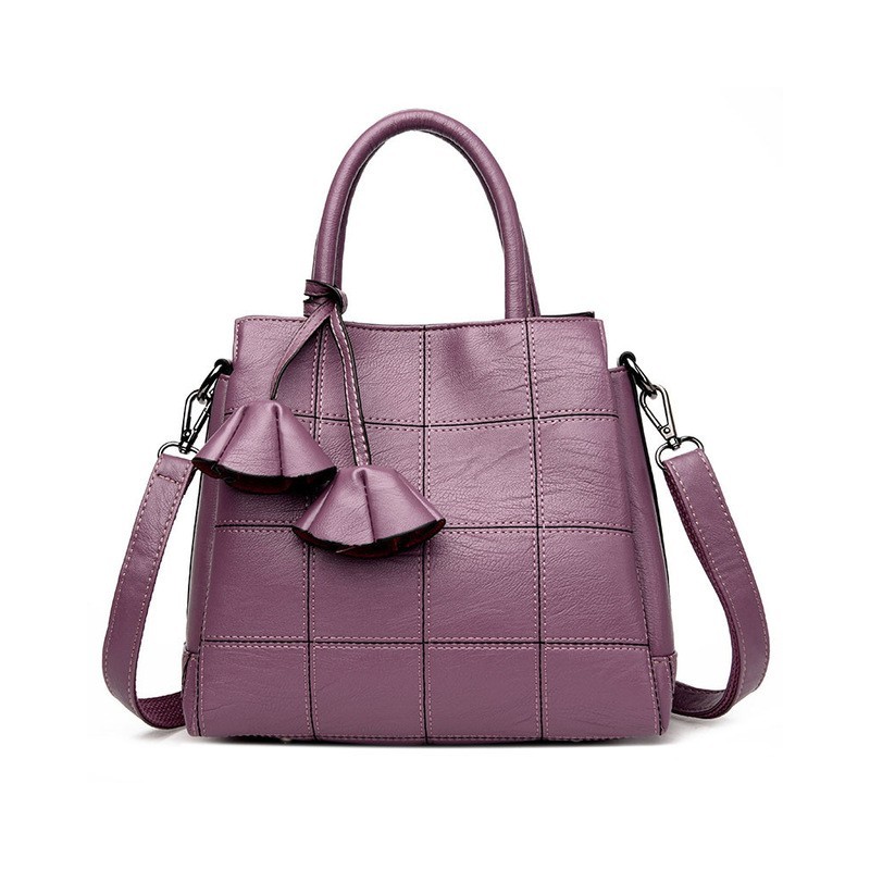 Bolsa de ombro de couro genuíno