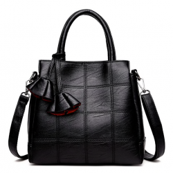 Bolsa de ombro de couro genuíno