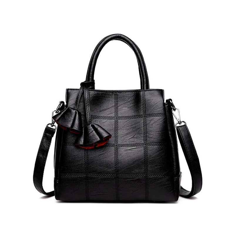 Bolsa de ombro de couro genuíno