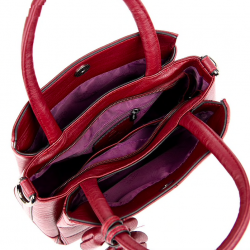 Bolsa de ombro de couro genuíno