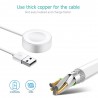 Cabo USB com carregador sem fio magnético para Apple Watch