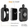 Apple Watch 1/2/3/4 / 38mm / série 44mm - capa de caixa de moldura de silicone com colar